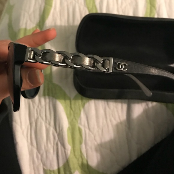 CHANEL Accessories - Chanel Chain Sunglasses